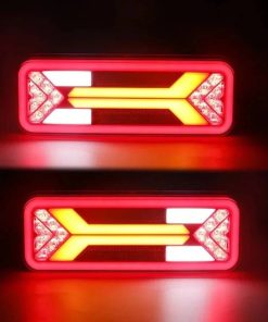 Set 2 lampi stopuri spate led B925, 5 functii, 28cm, 12-24V 09