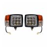 Set 2 proiectoare tractor B1033, 9 led, 12V-24V, model JCB 01
