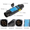 Tester priză remorcă 7 pini Z259, verificare lumini 12V 07