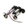 Claxon auto S1020 cu 2 goarne cromate și compresor integrat, 12V - imagine 3