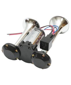 Alternative view of Claxon auto S1020 cu 2 goarne cromate și compresor integrat, 12V
