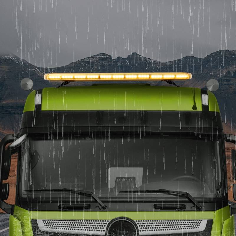 Rampă girofar LED profesională 120 cm R418, 12V-24V, 15 jocuri de lumină 20