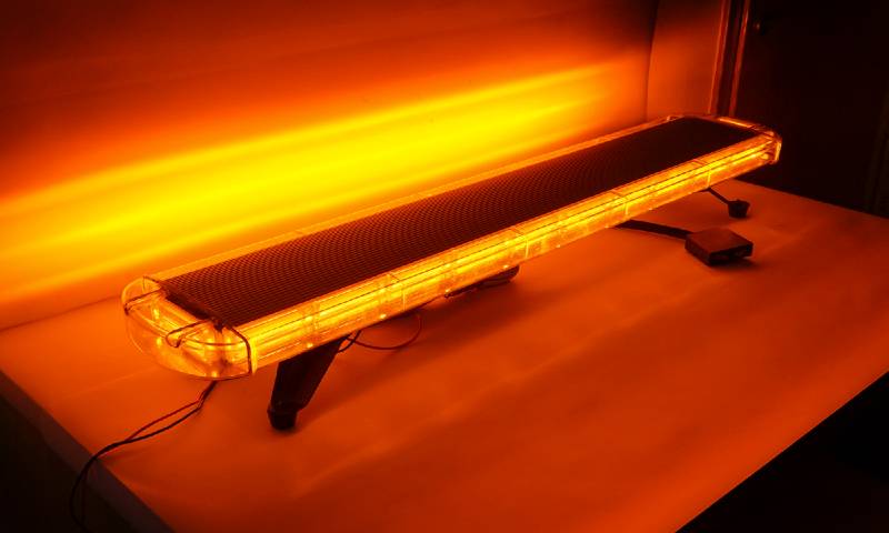 Rampă girofar LED profesională 120 cm R418, 12V-24V, 15 jocuri de lumină 21