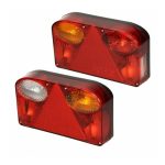 Set 2 lămpi stop remorcă G452, 7 funcții, mufă baionetă 5 pini