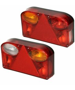 Set 2 lămpi stop remorcă G452, 7 funcții, mufă baionetă 5 pini 01